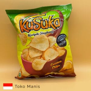 KUSUKA Cassava Chips Original 180 gr (KUSUKA Keripik Singkong Original 180 gr)