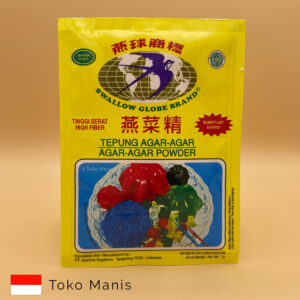 SWALLOW Agar Agar Hijau 7 g (SWALLOW Green Jelly 7 g)