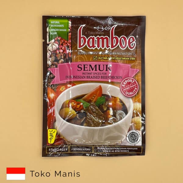 BAMBOE Bumbu Semur 69 g (BAMBOE Instant Spices For Indonesian Braised Beef/Chicken 69 gr)