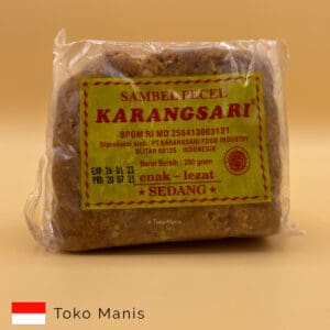 KARANGSARI Sambal Pecel Pedas Medium 200 gr (Medium)