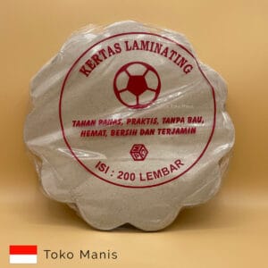 NESIA Paper Plates 200 sheet (NESIA Kertas Nasi Bulat 200 lembar)