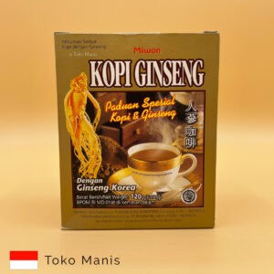 MIWON Ginseng Coffee 120 gr (6 sachet @20 gr)( MIWON Kopi Ginseng (6sachet@20gr) )