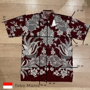 YUDHISTIRA Batik Shirt Man Size Medium 13