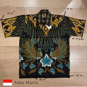 YUDHISTIRA Batik Shirt Man Size M 28