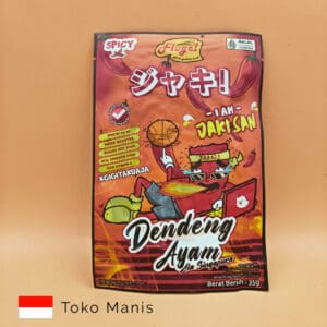 JAKI SAN Dendeng Ayam Spicy 35 g (Ala Singapura)