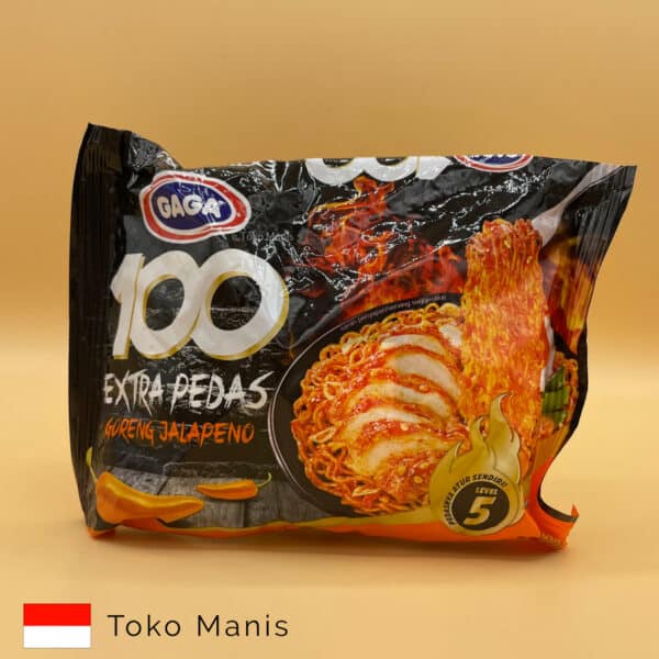 GAGA 100 Extra Pedas Goreng Jalapeno 85 gr
