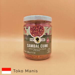 CAP IBU Sambal Cumi Extra Hot 200 g (CAP IBU Salted Squid Chili Relish 200g)